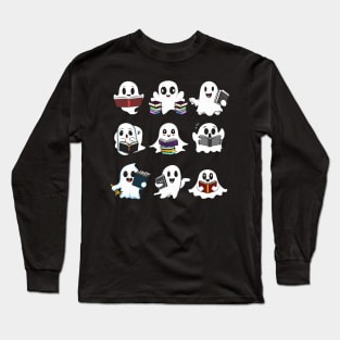 Ghost Read More Books Long Sleeve T-Shirt